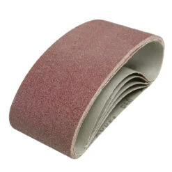 Silverline Sanding Belts 75 X 457mm 5pk 60 Grit