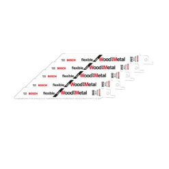 Bosch 5pk Sabre Saw Blade S 922 HF Flexible For Wood And Metal