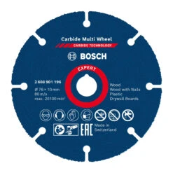 Bosch Carbide Multi Wheel 76mm X 10mm For GWS10.8V / 12V