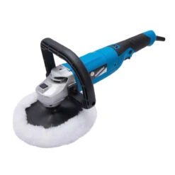 Silverline 180mm Car Sander Polisher 240V With Pad & Sanding Sheet + Wool Bonnet 264569