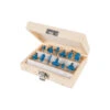 Silverline 1/4" TCT Router Bit Set 12pce 1/4"