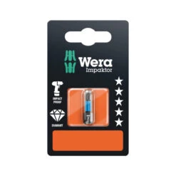 Wera 840/1 Impaktor Bit Hex-plus 4mm X 25mm Carded