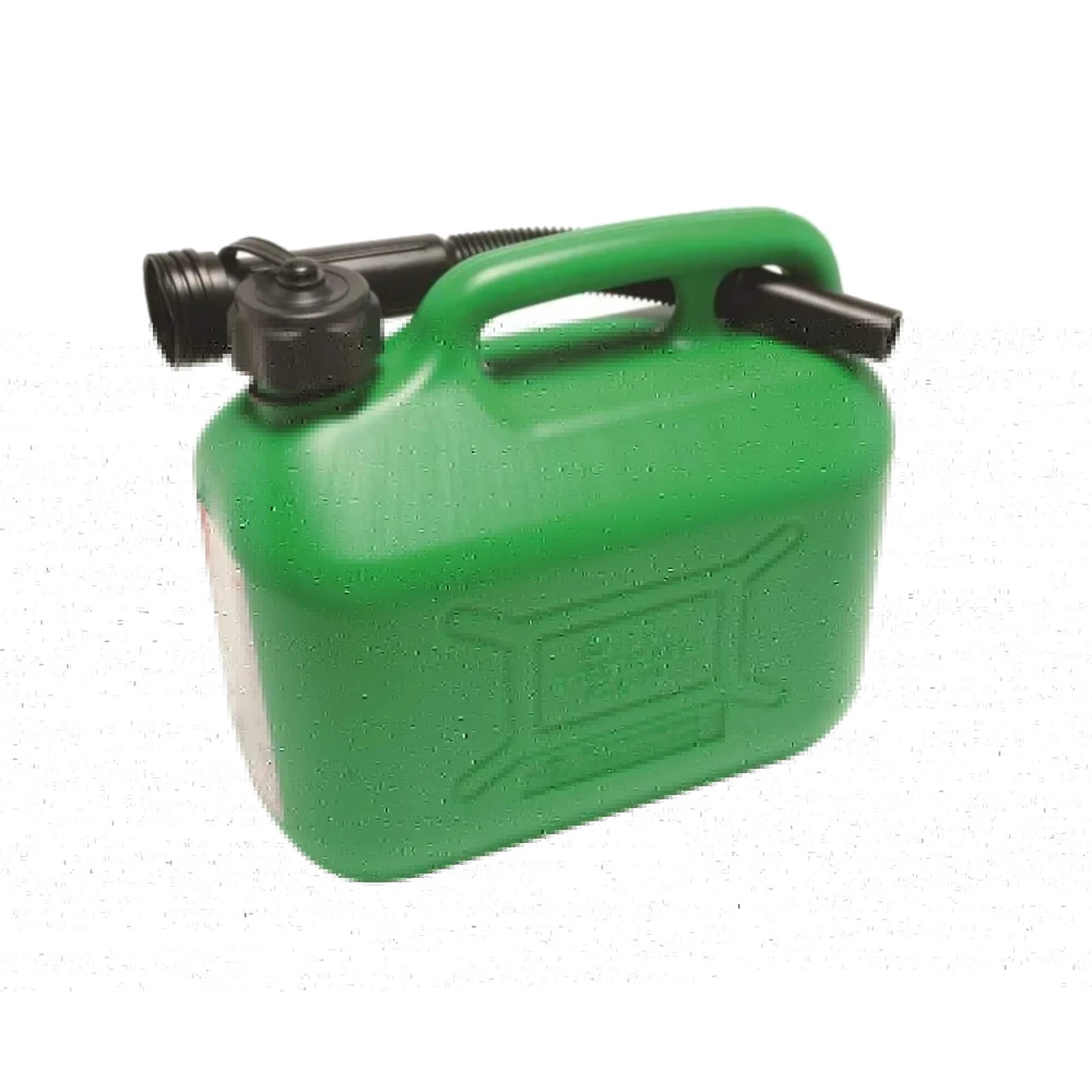 Hilka 5L Plastic Fuel Can Green 2 Hilka 5L Plastic Fuel Can Green - Image 2