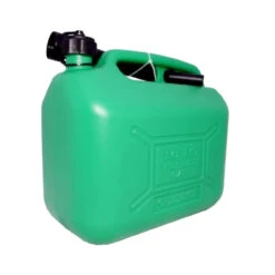 Hilka 10L Green Plastic Fuel Can