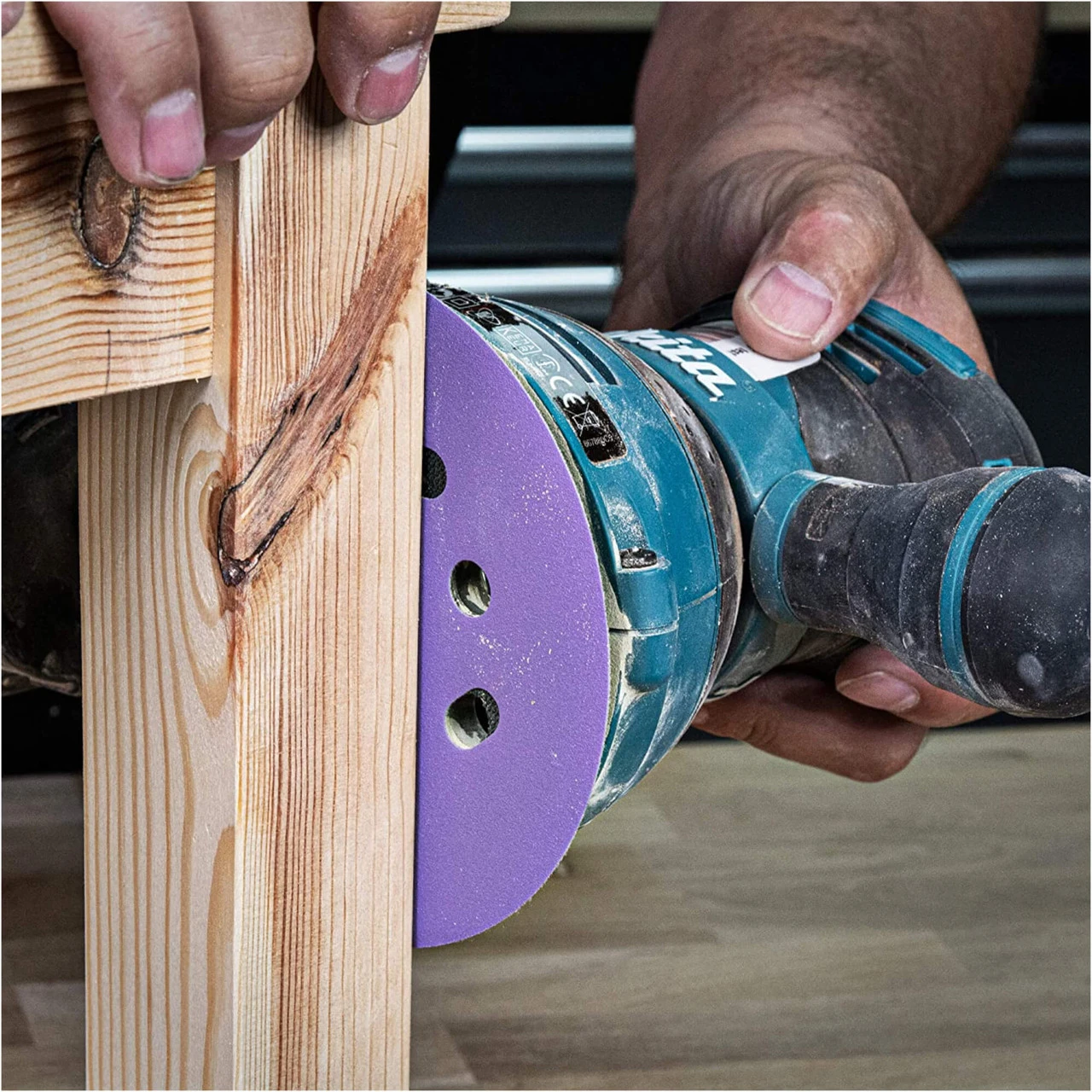 Trend Random Orbital Sanding Discs 125mm 240 Grit 2 Trend Random Orbital Sanding Discs 125mm 240 Grit - Image 2