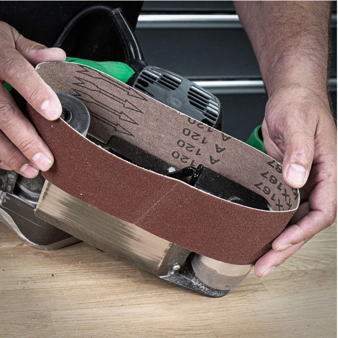 Trend 100mm X 610mm Sanding Belt 80 Grit 3 Trend 100mm X 610mm Sanding Belt 80 Grit - Image 3