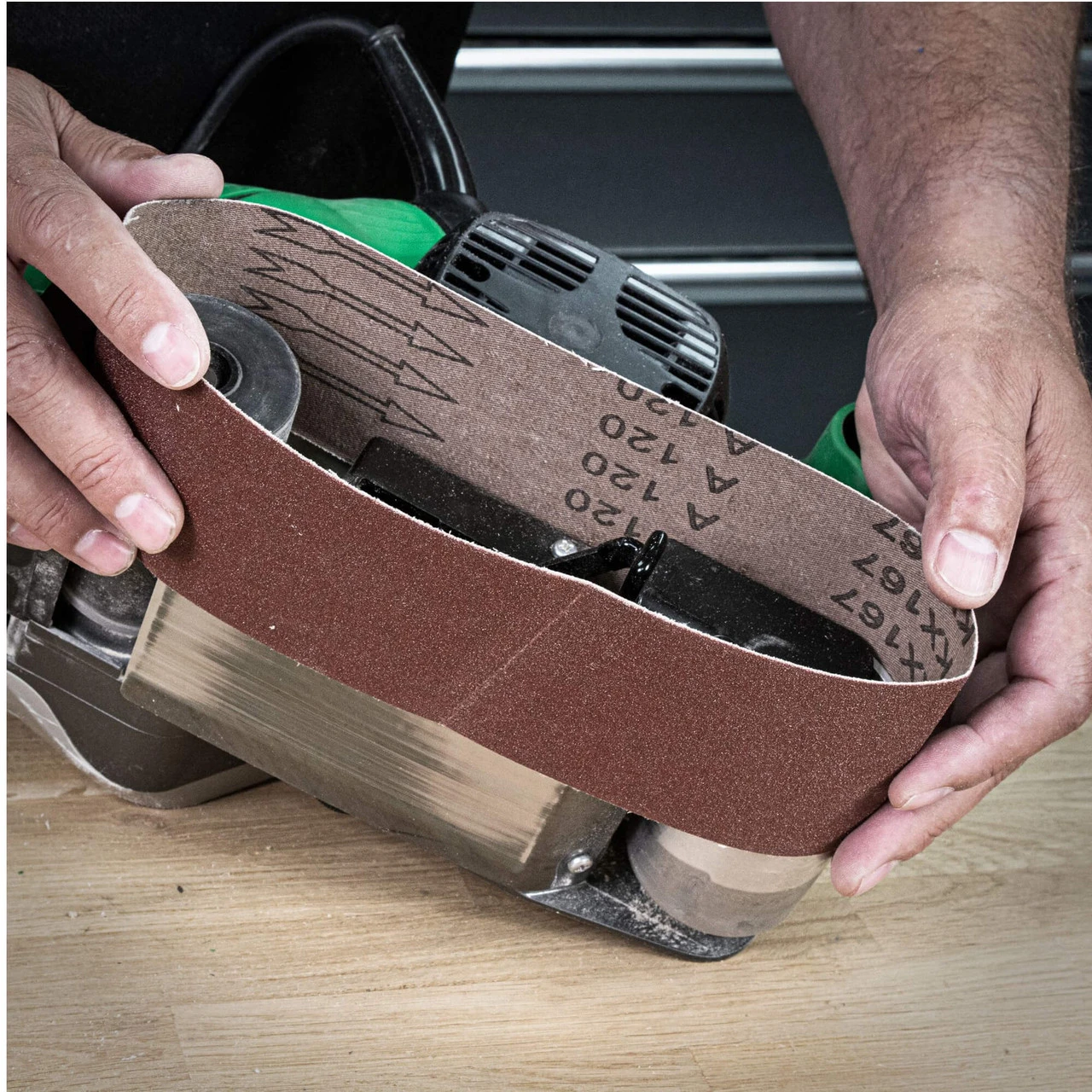 Trend 75mm X 457mm Sanding Belt 40 Grit 1 Trend 75mm X 457mm Sanding Belt 40 Grit