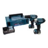 Makita CLX228AJ 12VMax Combi Drill & Impact Driver 2x 2.0Ah Battery Kit