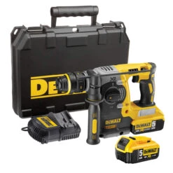 DeWALT DCH273P2 18V XR BRUSHLESS SDS+ Hammer Drill 2x 5.0Ah Battery Kit