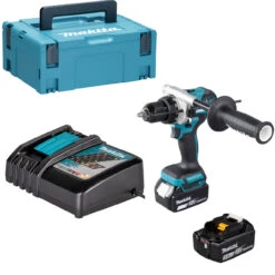Makita DHP486 18V LXT Heavy Duty BRUSHLESS Combi Drill 2x 5Ah Batteries Kit