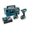 Makita DLX2131TJ 18V Mid Power Combi Drill & Impact Driver 2x 5.0Ah Battery Kit