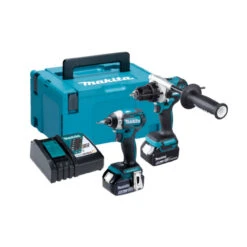 Makita DLX2412TJ 18V LXT BRUSHLESS Heavy Duty Combi Drill & Impact Driver Twin Pack 2x 5Ah Battery Kit