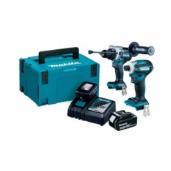Makita 18V LXT 2pc Premium Brushless Combi Twin Pack