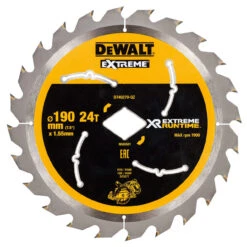 DeWalt XR 190mm X Diamond Bore 24T Circ Saw Blade