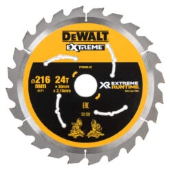 DeWalt XR 216mm X 30mm 24T Circular Saw Blade