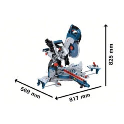 Bosch GCM18V-216DC 18V BITURBO 216mm Dual Bevel Mitre Saw - Body Only