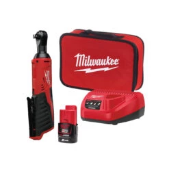 Milwaukee M12IR-201B M12 Impact Ratchet Wrench 3/8" Drive 1x 2.0Ah Battery Kit