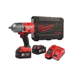 Milwaukee M18FHIWF12-502X 18V FUEL 1/2" Impact Wrench 2X 5Ah Battery Kit