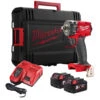 Milwaukee M18FIW2F38-502X Gen 3 FUEL™ Impact Wrench 3/8" Friction Ring 5ah Kit In Dynacase