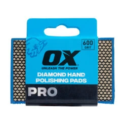OX Tools Diamond Hand Polishing Pads 600 Grit -Power Tool Store OX DHPP 600 1 08434.1718274998