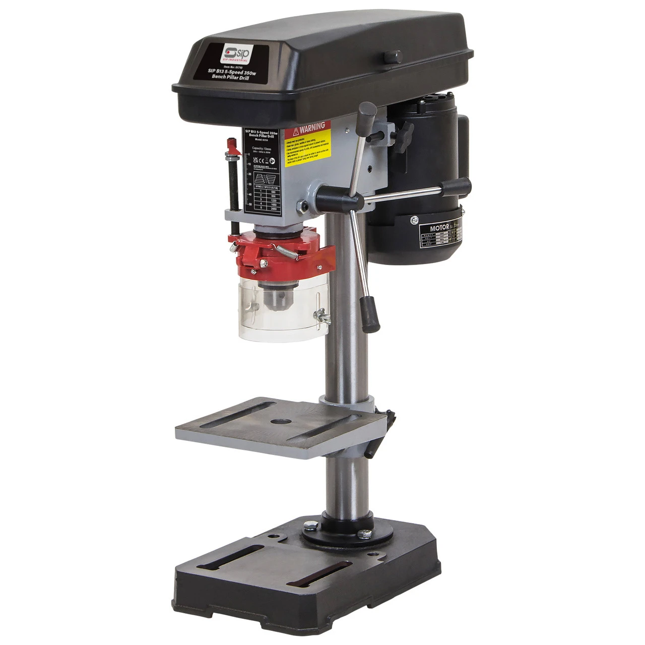 SIP B13 5-Speed 350w Bench Pillar Drill (230V) 1 SIP B13 5-Speed 350w Bench Pillar Drill (230V)