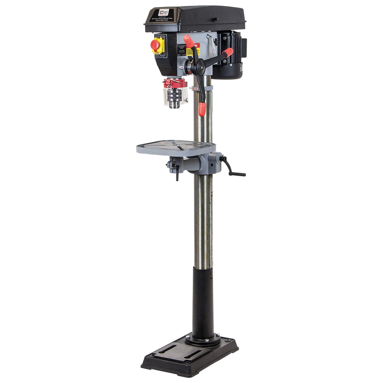 SIP F20 12-Speed 750w Floor Pillar Drill (230v) 1 SIP F20 12-Speed 750w Floor Pillar Drill (230v)