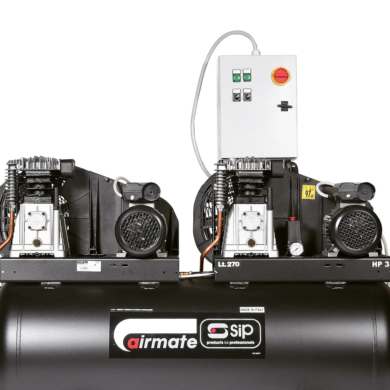 SIP Airmate B3800/270 Tandem Compressor 05251 5 SIP Airmate B3800/270 Tandem Compressor 05251 - Image 5