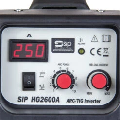 SIP Weldmate HG2600A Arc/Tig Inverter Welder 9 SIP Weldmate HG2600A Arc/Tig Inverter Welder -Power Tool Store SIP05732 5 55037.1716789111