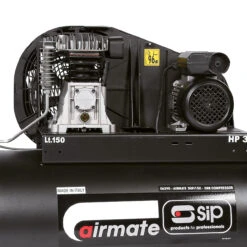 SIP 06290 Airmate 3HP/150-SRB 150Ltr Compressor 06290 -Power Tool Store SIP06290 2 82664.1716285284