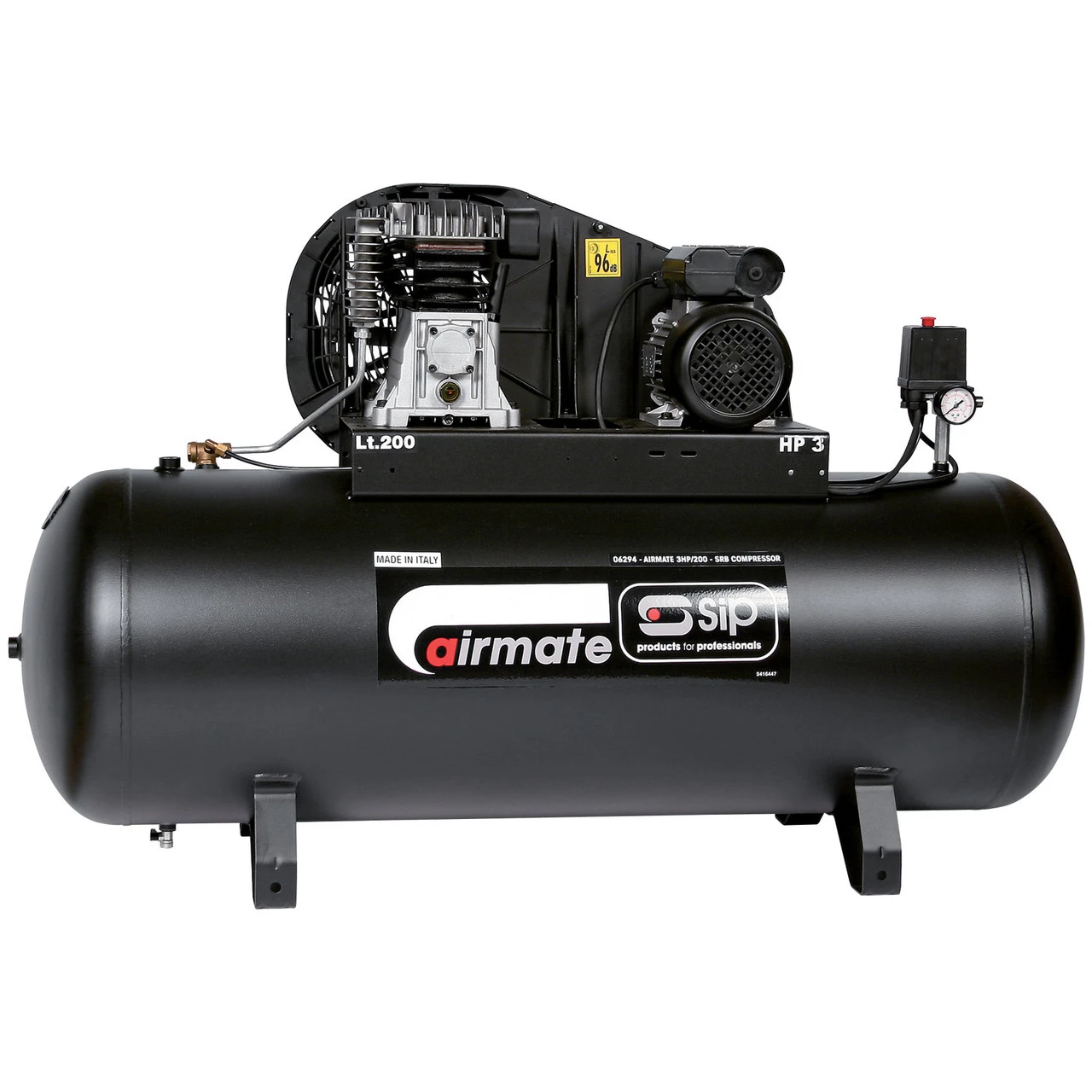 SIP Airmate 3HP/200-SRB Compressor 06294 3 SIP Airmate 3HP/200-SRB Compressor 06294 - Image 3