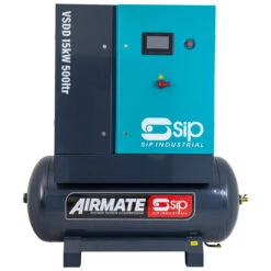 SIP VSDD 15kW 10bar 500ltr Rotary Screw Compressor (400v)