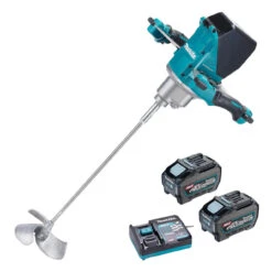 Makita UT001GT201 40VMax XGT BRUSHLESS Paddle Mixer 2x 5.0Ah Battery Kit -Power Tool Store UT001GT201 1 38331.1714636282