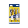 IRWIN XMS226XSET3 3 Piece 6X Auger Wood Drill Bit Set